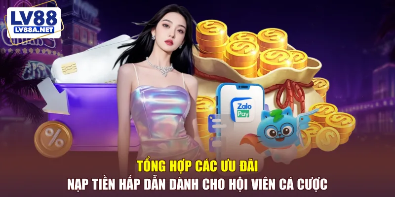 Tổng hợp các ưu đãi nạp tiền hấp dẫn